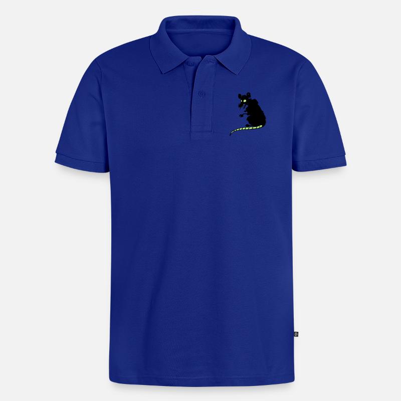 Miese Ratte - Männer Premium Bio Polo Shirt - Royalblau