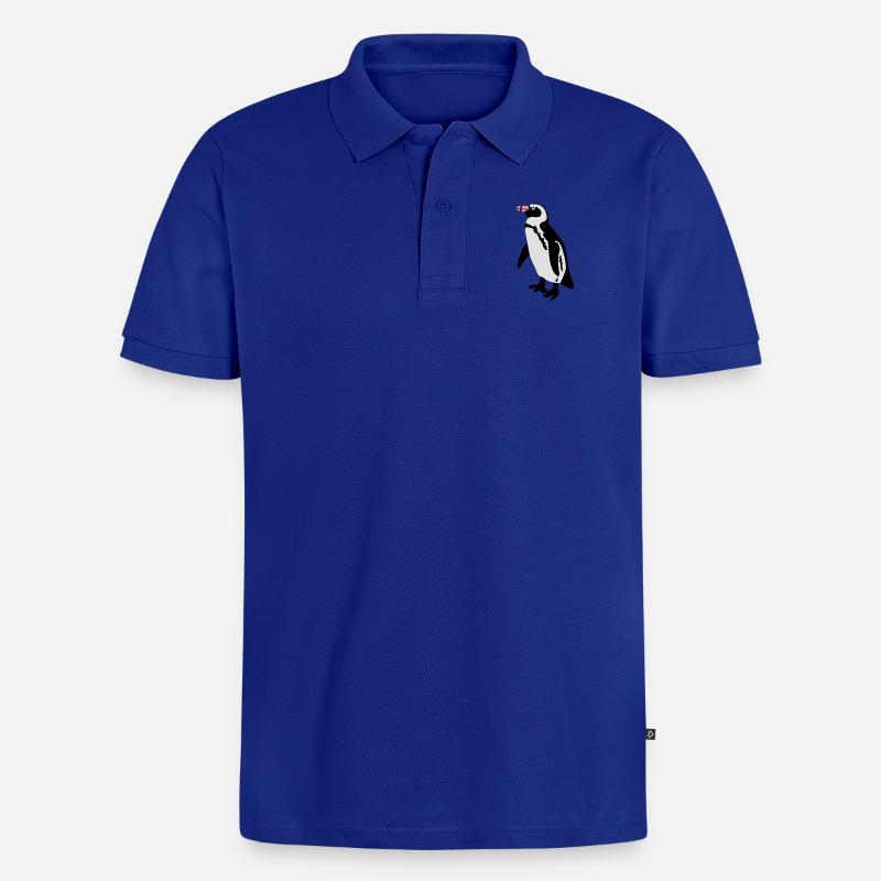 Pinguin - Polo bio Premium Homme - bleu roi