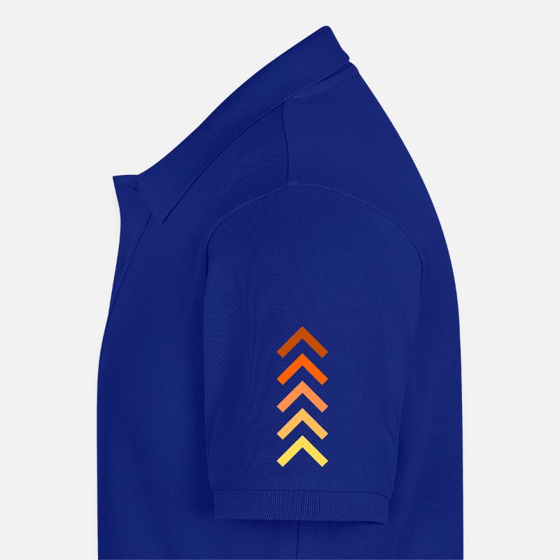 Montée en puissance - Polo bio Premium Homme - bleu roi