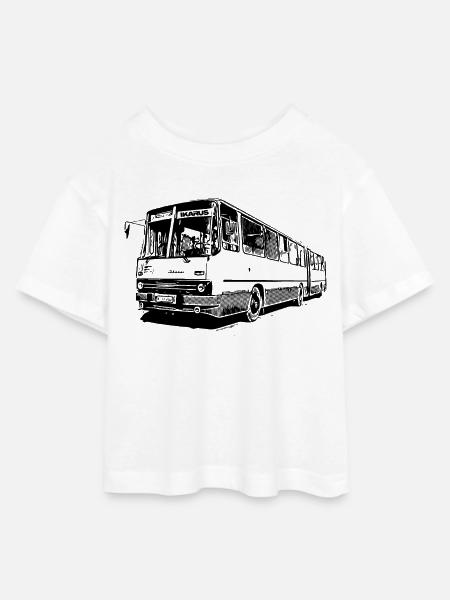IKARUS 280 - Teen Cropped Jersey T-Shirt - Weiß