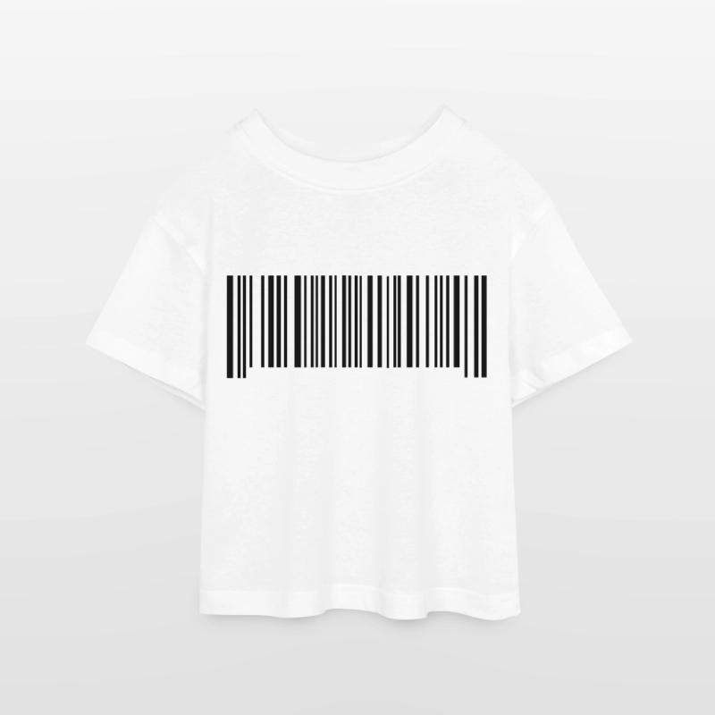 code T-shirt Crop Top en jersey Ado