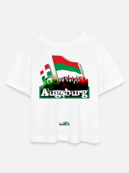 augsburg all4one - Teen Cropped Jersey T-Shirt - Weiß