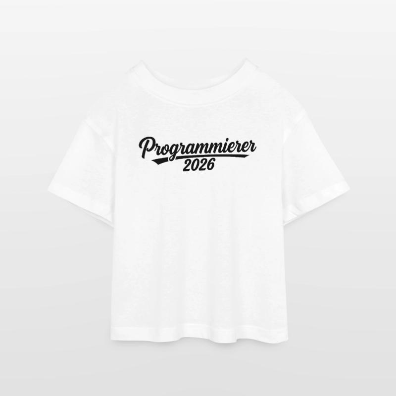 Programmer 2026 – Coding Design Teen Cropped Jersey T-Shirt