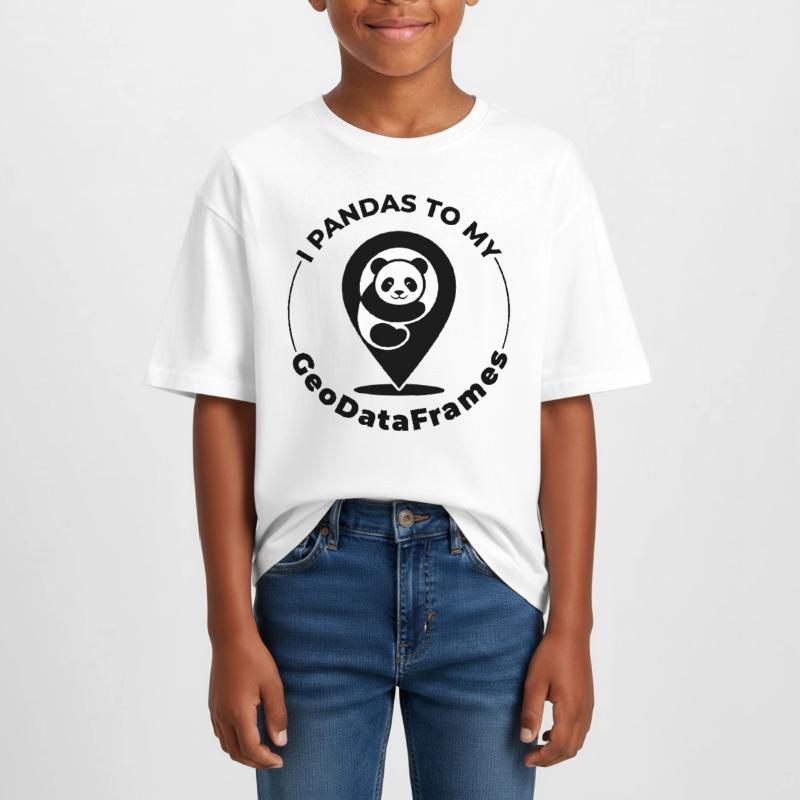 GeoDataFrames Pandas GIS Python Programming Teen Cropped Jersey T-Shirt
