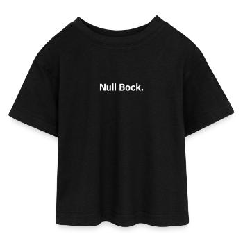 Zéro dollar Pas de désir sans motivation Paresse fatigué - T-shirt Crop Top en jersey Ado - noir - Devant - AI Model Teenager Female light (150cm)
