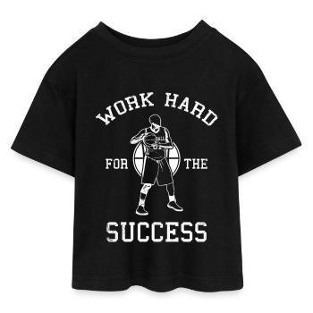 Dicton motivant le basketball - T-shirt Crop Top en jersey Ado - noir - Devant - AI Model Teenager Female light (150cm)