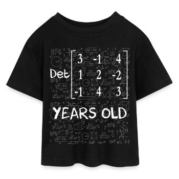 67th birthday 67 years matrix determinant - Teen Cropped Jersey T-Shirt - black - Front - AI Model Teenager Female light (150cm)