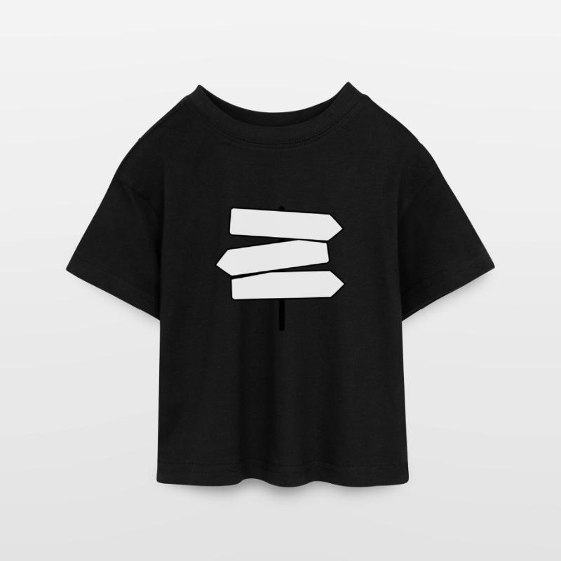 Même décrit comblent T-shirt Crop Top en jersey Ado