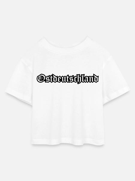 ostdeutschland - Kinder Cropped Jersey T-Shirt - Weiß