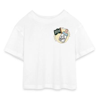 BÉBÉ 2026 BOUTEILLE SOCCER - T-shirt Crop Top en jersey Enfant - blanc - Devant