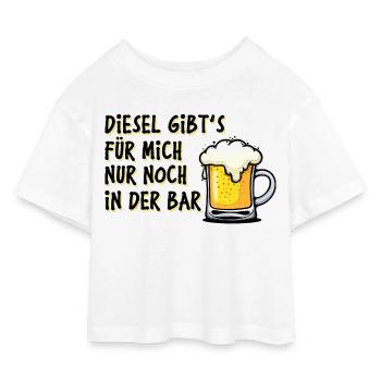 Energy Petrol Station Petrol Diesel Statement Refuelling - Kids’ Cropped Jersey T-Shirt - white - Front