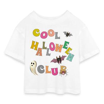 Fantastico club di Halloween - Maglietta corta in jersey per bambine - bianco - Fronte