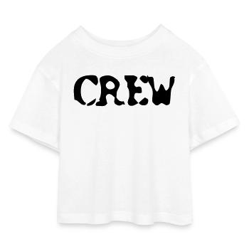 CREW - T-shirt Crop Top en jersey Enfant - blanc - Devant