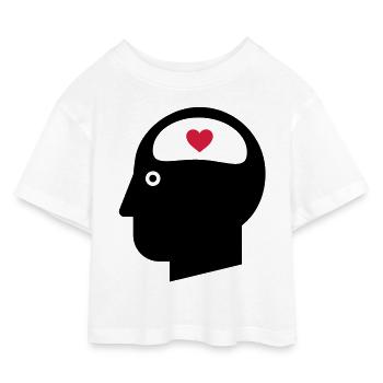 Hang on to a dream - T-shirt Crop Top en jersey Enfant - blanc - Devant