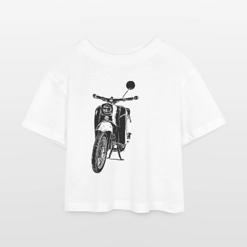 Cyclomoteur Schwalbe T-shirt Crop Top en jersey Enfant