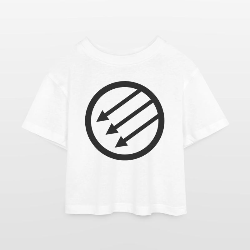 Front de fer / Front de l’Eiserne / Järnfronten T-shirt Crop Top en jersey Enfant