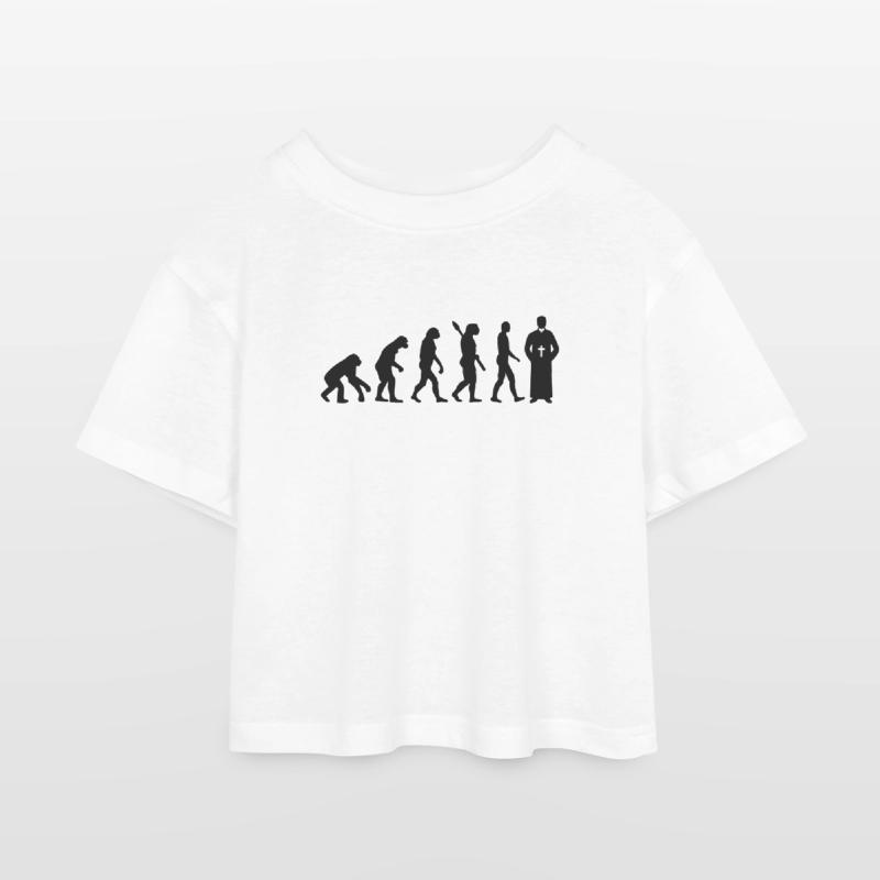 Evolution Priest Kids’ Cropped Jersey T-Shirt