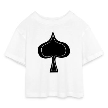 pique - T-shirt Crop Top en jersey Enfant - blanc - Devant