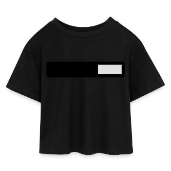 loading - Kinderen cropped jersey T-shirt - zwart - Voor