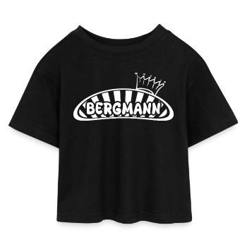 miner - Kids’ Cropped Jersey T-Shirt - black - Front