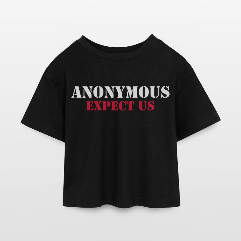 Anonymous : Expect us Maglietta corta in jersey per bambine