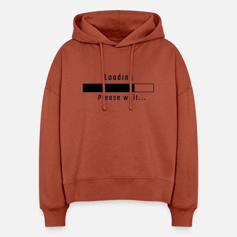 Loading - please wait - Stanley/Stella Boxy Women Organic Hoodie Nora - heritage brown