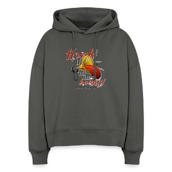 Honk if you are horny - Stanley/Stella Boxy Frauen Bio Hoodie Nora - Anthrazit - Vorne