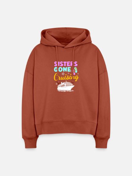 Kreuzfahrtschiff Kreuzfahrt - Stanley/Stella Boxy Frauen Bio Hoodie Nora - Terrakotta