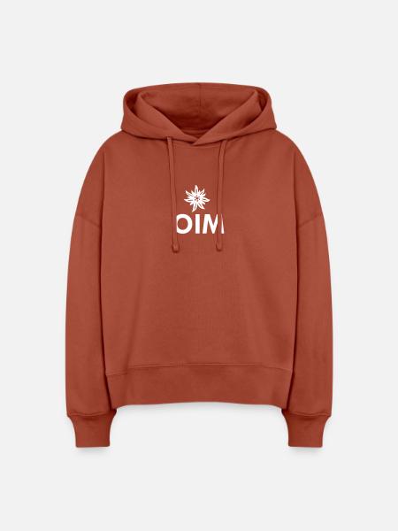 OIM (Alm) - Stanley/Stella Boxy Frauen Bio Hoodie Nora - Terrakotta