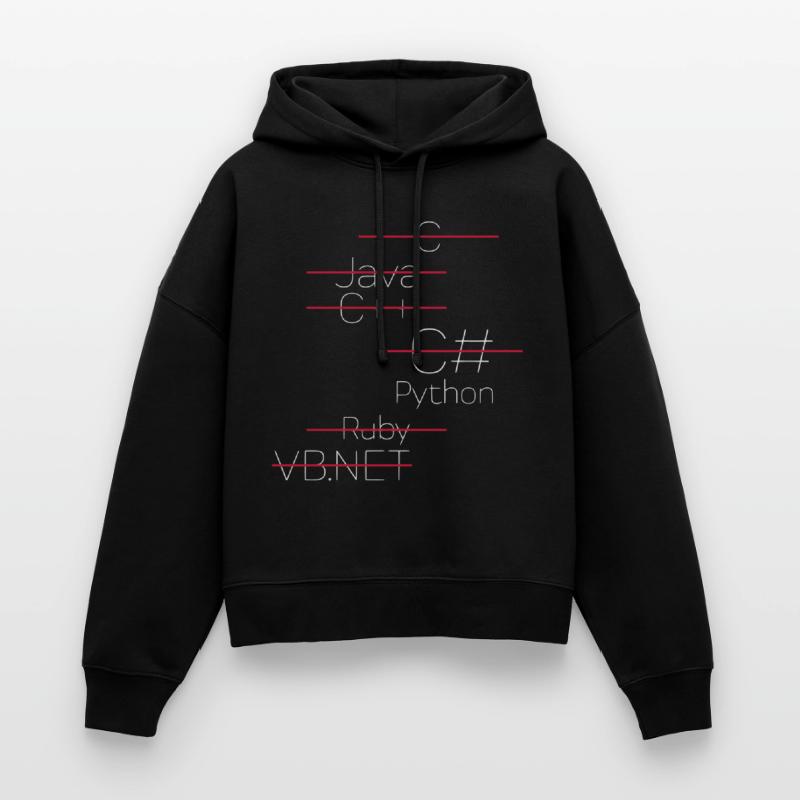 PYTHON CODING / PROGRAMMING LANGUAGE Stanley/Stella Boxy Women Organic Hoodie Nora