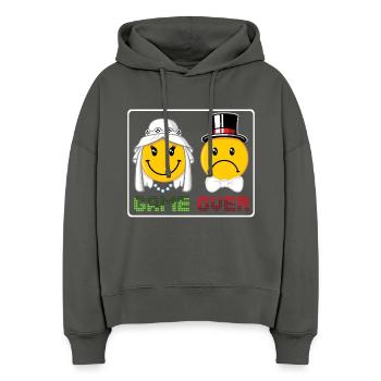 Game over - Stanley/Stella Boxy Frauen Bio Hoodie Nora - Anthrazit - Vorne