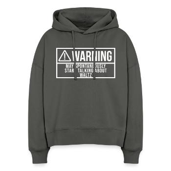 Walzer - Stanley/Stella Boxy Frauen Bio Hoodie Nora - Anthrazit - Vorne