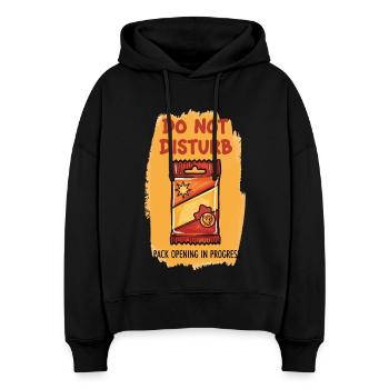 Forstyr ikke pakkeåbning under handel - Stanley/Stella Boxy Damer Øko Hoodie Nora - sort - Foran