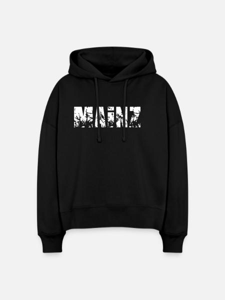 Mainz - Stanley/Stella Boxy Frauen Bio Hoodie Nora - Schwarz