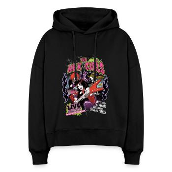 Scooby-Doo The Hex Girls Mit E-Gitarre Und Mystery - Stanley/Stella Boxy Frauen Bio Hoodie Nora - Schwarz - Vorne