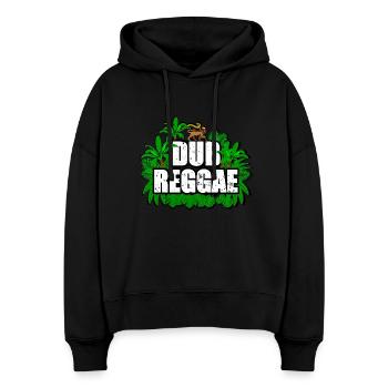 Reggae Dub - Stanley/Stella Boxy Frauen Bio Hoodie Nora - Schwarz - Vorne