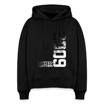 LIMITED EDITION 2009 COOL 17. GEBURTSTAG - Stanley/Stella Boxy Frauen Bio Hoodie Nora - Schwarz - Vorne