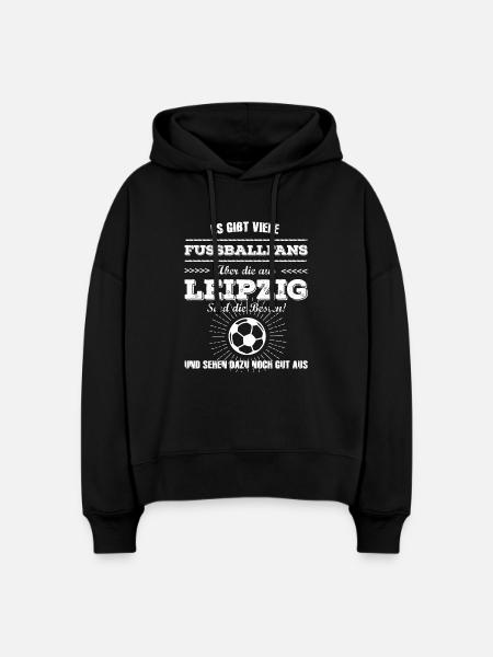 Leipzig - Stanley/Stella Boxy Frauen Bio Hoodie Nora - Schwarz
