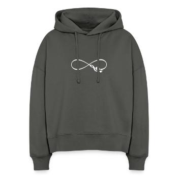 Music - Stanley/Stella Boxy Frauen Bio Hoodie Nora - Anthrazit - Vorne