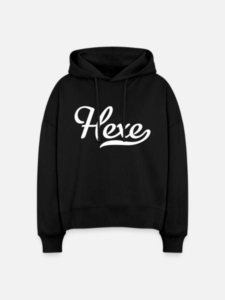 Hexe - Stanley/Stella Boxy Frauen Bio Hoodie Nora - Schwarz