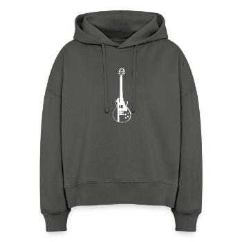 E-Gitarre - Stanley/Stella Boxy Frauen Bio Hoodie Nora - Anthrazit - Vorne