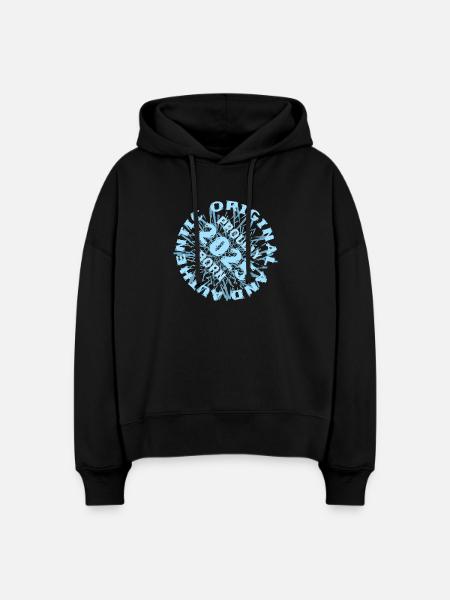 2025 - Stanley/Stella Boxy Frauen Bio Hoodie Nora - Schwarz