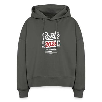 Rente 2026 Countdown - Stanley/Stella Boxy Frauen Bio Hoodie Nora - Anthrazit - Vorne