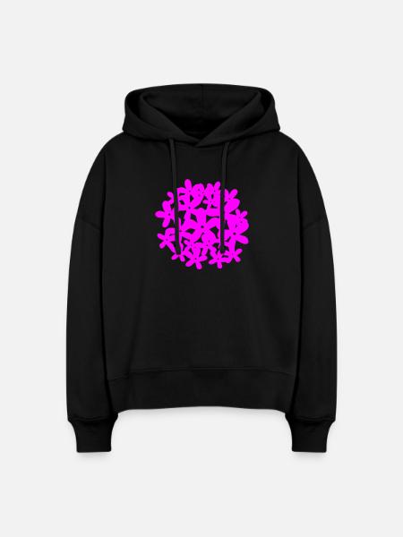 Biznaga - Stanley/Stella Boxy Frauen Bio Hoodie Nora - Schwarz