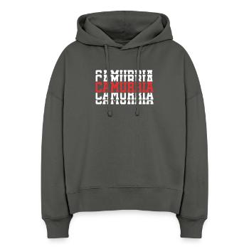 Camurria t-shirt stacked text gift t-shirt - Stanley/Stella Boxy Women Organic Hoodie Nora - anthracite - Front