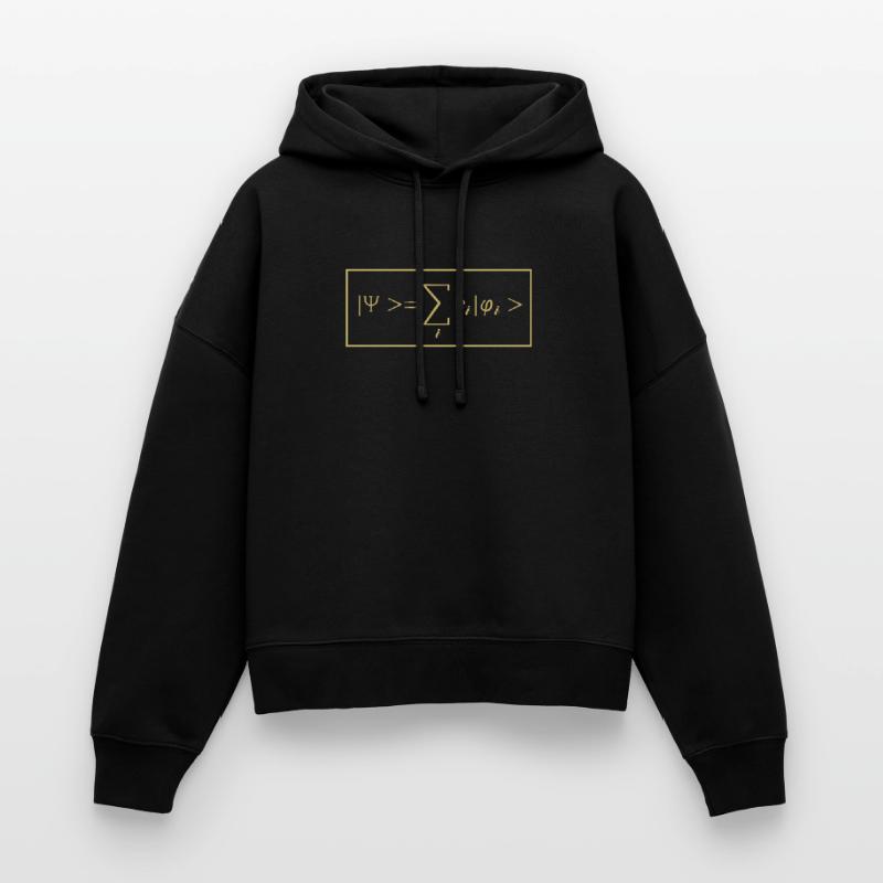 Quantenphysik Quanten Physik Quantensprung Stanley/Stella Boxy Frauen Bio Hoodie Nora