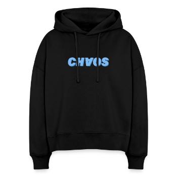 Chaos - Stanley/Stella Boxy Women Organic Hoodie Nora - black - Front
