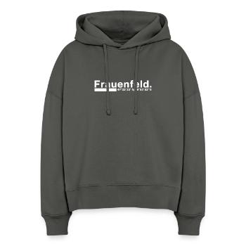 Frauenfeld Koordinaten Thurgau Thurgauer - Stanley/Stella Boxy Frauen Bio Hoodie Nora - Anthrazit - Vorne