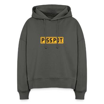 Piss Pot - Stanley/Stella Boxy Women Organic Hoodie Nora - anthracite - Front