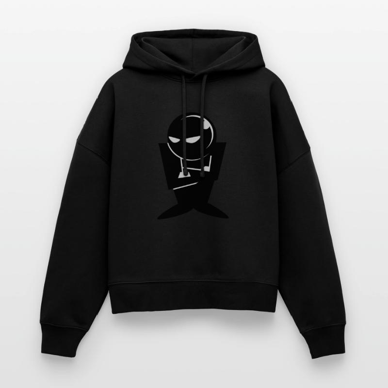 Grumpy Stanley/Stella Boxy Women Organic Hoodie Nora